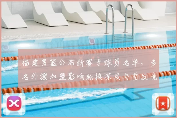 福建男篮公布新赛季球员名单，多名外援加盟影响轮换深度与首发竞争