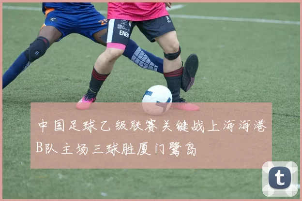 中国足球乙级联赛关键战上海海港B队主场三球胜厦门鹭岛