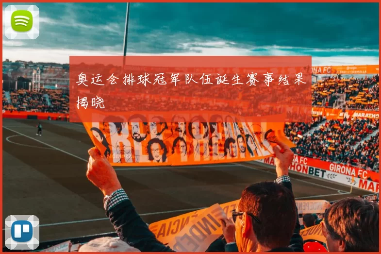 奥运会排球冠军队伍诞生赛事结果揭晓